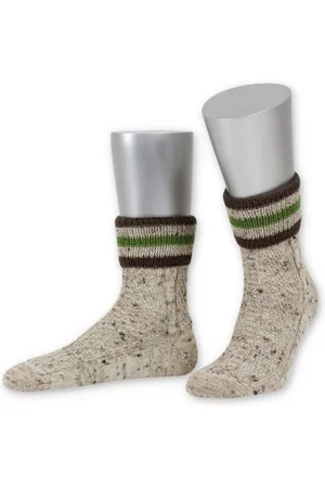 LUSANA Trachtensocken Trachtensocken - L5695RT3 - beigemeliert - Verkäufer: Alpenwahnsinn Tracht & Lifestyle