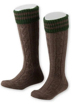 LUSANA Trachtensocken Trachten Kinder Kniestrümpfe - L320R - mittelbraun - Verkäufer: Alpenwahnsinn Tracht & Lifestyle