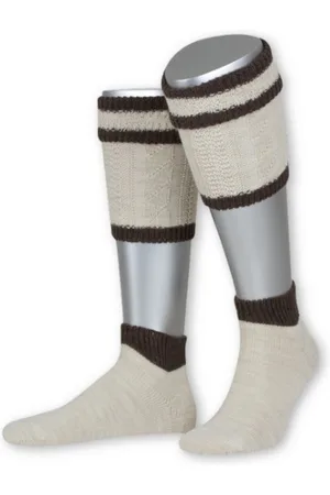 LUSANA Trachtensocken Loferl - L479 - sand, anthrazit, braun - Verkäufer: Alpenwahnsinn Tracht & Lifestyle