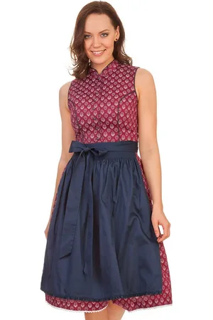 Alpenfee Dirndl Midi Dirndl 2tlg. - KATHI - beere - Verkäufer: Alpenwahnsinn Tracht & Lifestyle
