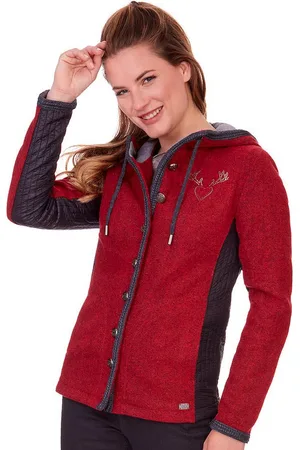 SPIETH & WENSKY Outdoorjacke Walkjacke Damen - SABINE - rot/schwarz - Verkäufer: Alpenwahnsinn Tracht & Lifestyle