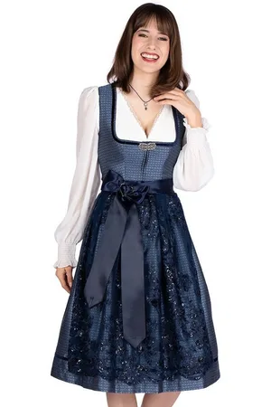 MARJO Dirndl Midi Dirndl 2tlg. - MARISOL - deep ocean - Verkäufer: Alpenwahnsinn Tracht & Lifestyle
