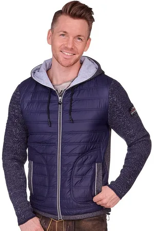SPIETH & WENSKY Outdoorjacke Outdoorjacke Herren - WARBURG - nachtblau/grau - Verkäufer: Alpenwahnsinn Tracht & Lifestyle