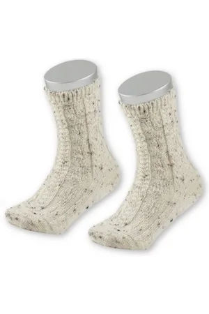 LUSANA Trachtensocken Trachten Schoppersocken - L1820T - beigemeliert, naturmeliert - Verkäufer: Alpenwahnsinn Tracht & Lifestyle