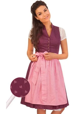 Alpenfee Dirndl Retro Dirndl 2tlg. - AMBER - beere - Verkäufer: Alpenwahnsinn Tracht & Lifestyle