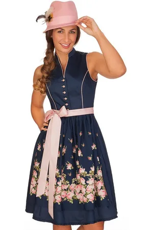 Alpenfee Dirndl Midi Dirndl 2tlg. - ZULA - dunkelblau - Verkäufer: Alpenwahnsinn Tracht & Lifestyle