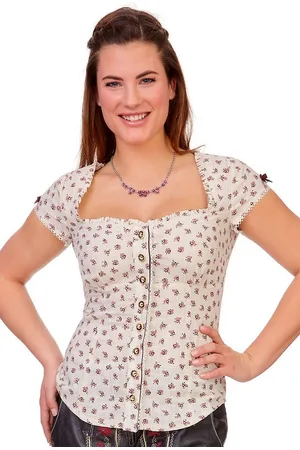 MARJO Trachtenbluse Trachtenbluse - MALINDA - weiß, - Verkäufer: Alpenwahnsinn Tracht & Lifestyle