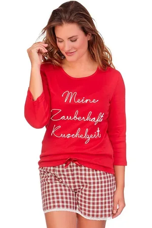 LOUIS & LOUISA Schlafanzug Pyjama Damen - KUSCHELZEIT - / kariert - Verkäufer: Alpenwahnsinn Tracht & Lifestyle