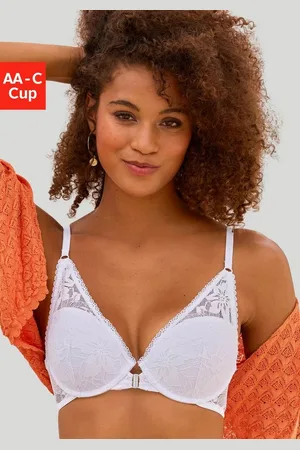 Lascana Push-up-BH mit Bügel, aus floraler Jacquardspitze, Dessous