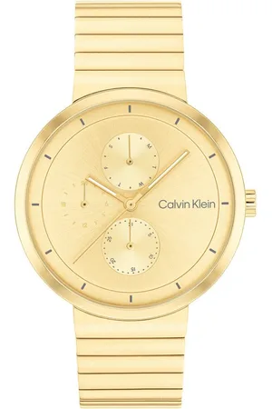 Calvin Klein Multifunktionsuhr CREATE 25100030, Quarzuhr, Armbanduhr, Damenuhr, Datum, Edelstahlarmband