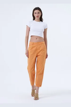 Miracle of Denim Stoffhose - Verkürzte Damen Hose Ballon Fit - 3/4- Hose - kurze Chino Hose - Verkäufer: Schneider Fashion Store