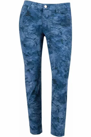 Alberto Golfhose Golf Hose Mona Flower Blau-Fantasy Damen 36 - Verkäufer: Svens Golfshop GmbH