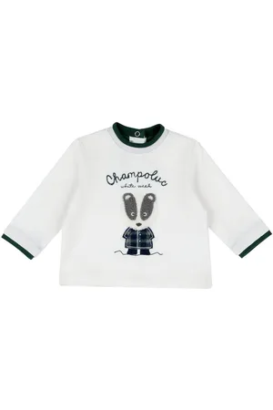 chicco Langarmshirt Langarmshirt (1-tlg) Kinder-Longsleeve “Champoluc White Week” – Stylisches Langarmshirt - Verkäufer: Kiki Kindermode Sweet Kids