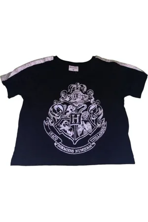 Harry Potter T-Shirt Kurzärmeligen Crop Top "Glitzerndes Hogwarts Wappen", Größen 134-164 - Verkäufer: kaufhaus-chemnitz