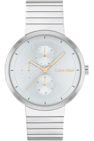 Calvin Klein Multifunktionsuhr CREATE 25100032, Quarzuhr, Armbanduhr, Damenuhr, Datum, Edelstahlarmband