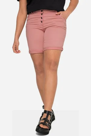 Angel of Style Jeansshorts Twill-Shorts Straight Fit sichtbare Knöpfe - Verkäufer: Popken Fashion Group
