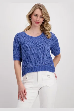 monari Strickpullover aus Bändchengarn