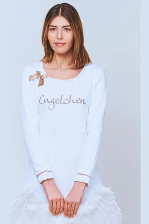 LOUIS & LOUISA Schlafanzug Sleepshirt Damen - ENGELCHEN - - Verkäufer: Alpenwahnsinn Tracht & Lifestyle