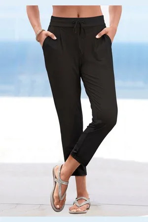 Lascana Schlupfhose aus glatter Jerseyqualität, leichte Sommerhose mit Taschen, bügelfrei