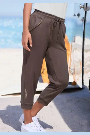 Venice Beach 7/8-Hose mit Reißverschlussdetails an den Taschen, bequeme Sweathose