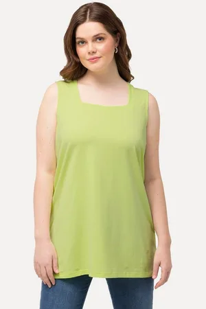 Ulla Popken Longshirt Longtop Classic Fit Carré-Ausschnitt ärmellos - Verkäufer: Popken Fashion Group