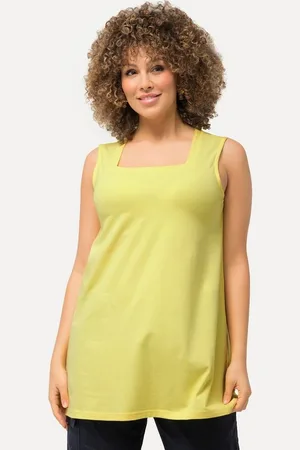 Ulla Popken Longshirt Longtop Classic Fit Carré-Ausschnitt ärmellos - Verkäufer: Popken Fashion Group