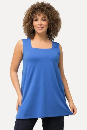 Ulla Popken Longshirt Longtop Classic Fit Carré-Ausschnitt ärmellos - Verkäufer: Popken Fashion Group
