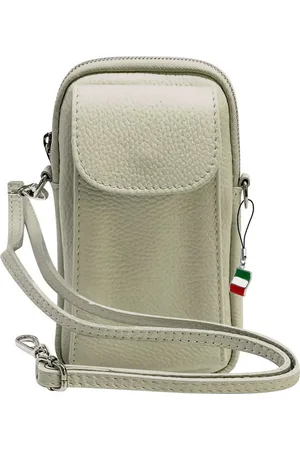 Florence Handtasche Damen Mini-Handtasche echtes (Umhängetasche), Damen Umhängetasche, Handtasche Leder, beige ca. 12cm x ca. 20cm - Verkäufer: Fit4Style Silberschmuck - IMPPAC