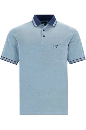 HAJO Poloshirt H Polopique Stay FreshDreitonoptik aqua - Verkäufer: Herrenmode Kreis Shop