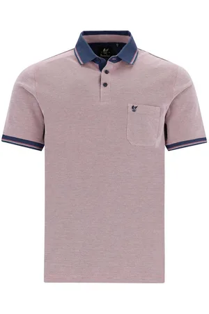 HAJO Poloshirt H Polopique Stay FreshDreitonoptik koralle - Verkäufer: Herrenmode Kreis Shop