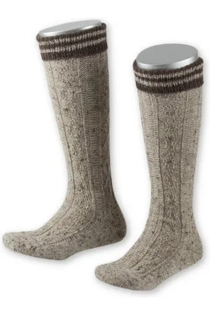 LUSANA Trachtensocken Trachten Kinder Kniestrümpfe - L320RT - bordeaux, - Verkäufer: Alpenwahnsinn Tracht & Lifestyle