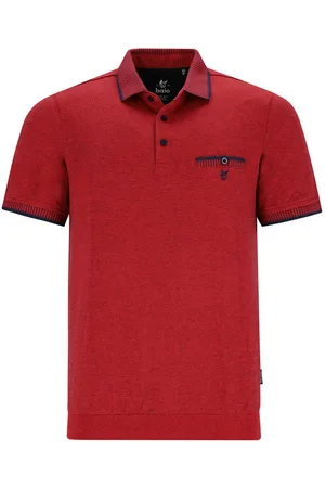 HAJO Poloshirt H Poloshirt Bund Stay FreshFeinpique lava - Verkäufer: Herrenmode Kreis Shop
