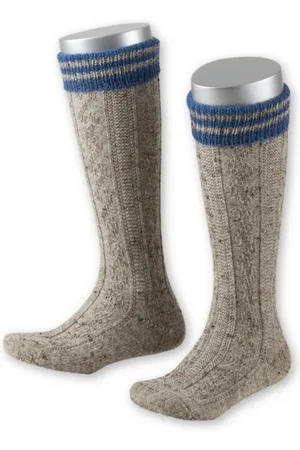 LUSANA Trachtensocken Trachten Kinder Kniestrümpfe - L320RT - marine, mittelblau - Verkäufer: Alpenwahnsinn Tracht & Lifestyle