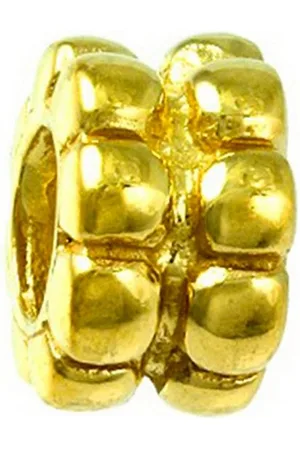 Carlo Biagi Bead Kugelband Bead Silber European Beads, Bead 925er Sterling Silber, 750/- Vergoldung, gold, Kugelband - Verkäufer: Fit4Style Silberschmuck - IMPPAC