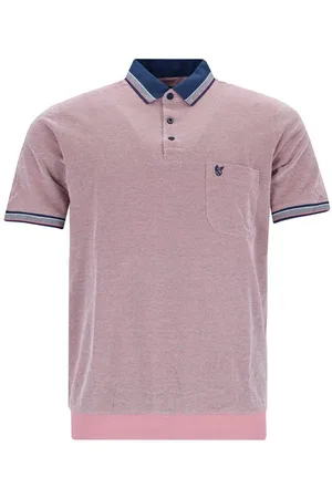 HAJO Poloshirt H Polopique Bund Stay FreshDreitonoptik koralle - Verkäufer: Herrenmode Kreis Shop