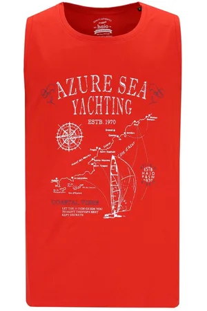 HAJO T-Shirt H AchselshirtAzur Sea Yachting lava - Verkäufer: Herrenmode Kreis Shop