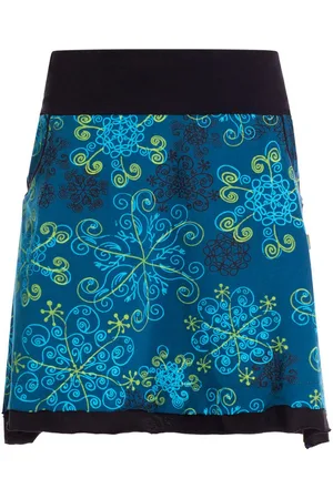Vishes Sommerrock Kurzer Damen Sommer-Rock Sommerröcke mit Blüten bunt bedruckt Elfen, Hippie, Ethno Style - Verkäufer: - Alternative Bekleidung