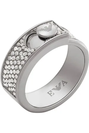 Emporio Armani Fingerring COUPLES EGS3091040, EGS3092221, mit Glasstein