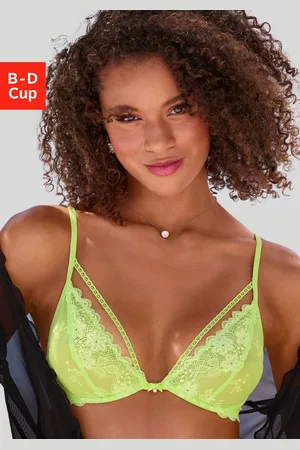 vivance collection Bügel-BH mit feinem Zierband am Dekolleté, aus Jacquardspitze, sexy Dessous