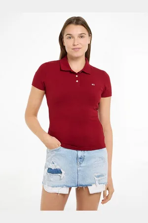 Tommy Hilfiger Poloshirt mit kurzer Knopfleiste