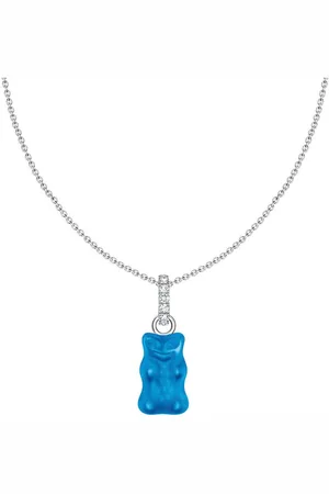 Thomas Sabo Kette mit Anhänger x HARIBO Schmuck: Kette mit Goldbär, mit Kristallglas, Zirkonia (synth)