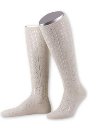 LUSANA Trachtensocken Trachtenstrümpfe Damen - L390 - schilf, bordeaux, natur - Verkäufer: Alpenwahnsinn Tracht & Lifestyle