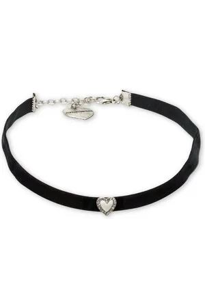 Alpenflüstern Kette mit Anhänger Kropfband - STRASS-HERZ - - Verkäufer: Alpenwahnsinn Tracht & Lifestyle