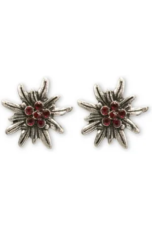 Alpenflüstern Ohrhänger-Set Ohrstecker - STRASS-EDELWEISS II - - Verkäufer: Alpenwahnsinn Tracht & Lifestyle