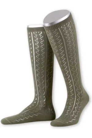 LUSANA Trachtensocken Trachtenstrümpfe Damen - L390 - schilf, bordeaux, natur - Verkäufer: Alpenwahnsinn Tracht & Lifestyle