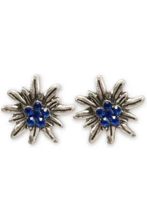 Alpenflüstern Ohrhänger-Set Ohrstecker - STRASS-EDELWEISS II - - Verkäufer: Alpenwahnsinn Tracht & Lifestyle
