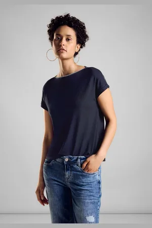 Street one Shirttop mit Paspelband