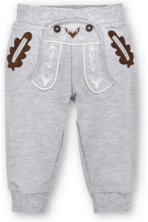 BONDI Trachtenkleid Trachtenhose Baby/Kleinkind - HIRSCHL - hellgrau - Verkäufer: Alpenwahnsinn Tracht & Lifestyle