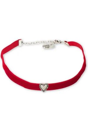 Alpenflüstern Kette mit Anhänger Kropfband - STRASS-HERZ - - Verkäufer: Alpenwahnsinn Tracht & Lifestyle