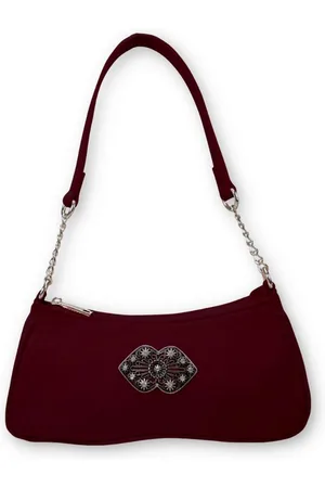 Alpenflüstern Handtasche Trachtentasche - LISSY - brombeer, helltaupe - Verkäufer: Alpenwahnsinn Tracht & Lifestyle